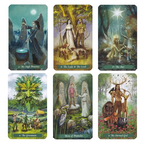 Digital guidebook for the green witch tarot card deck